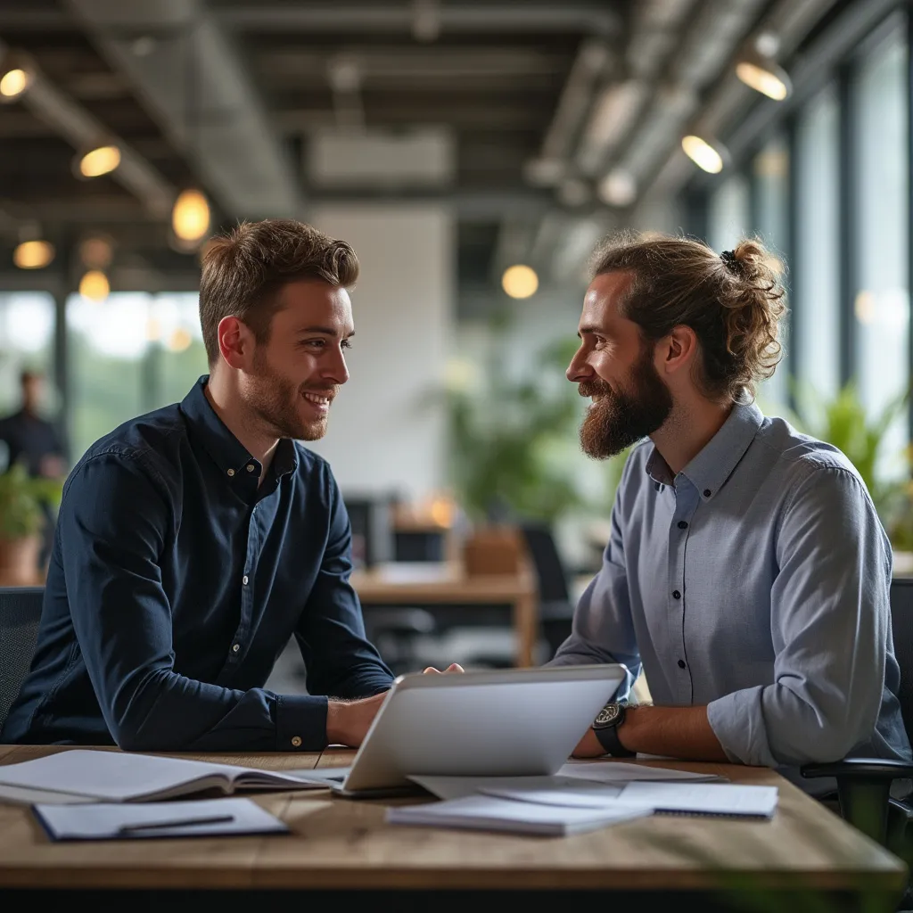 Fondateurs de l'entreprise de coaching
