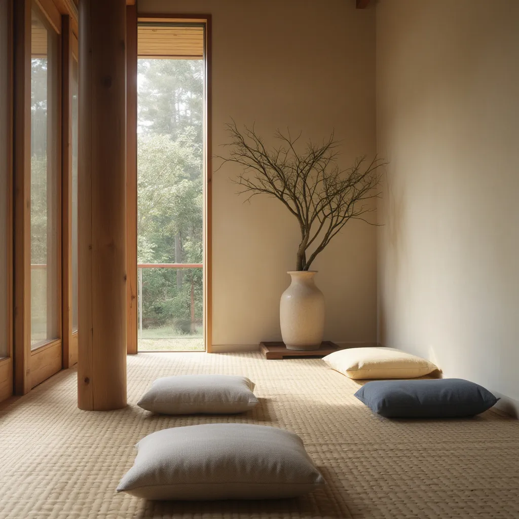 Espace de méditation et pleine conscience
