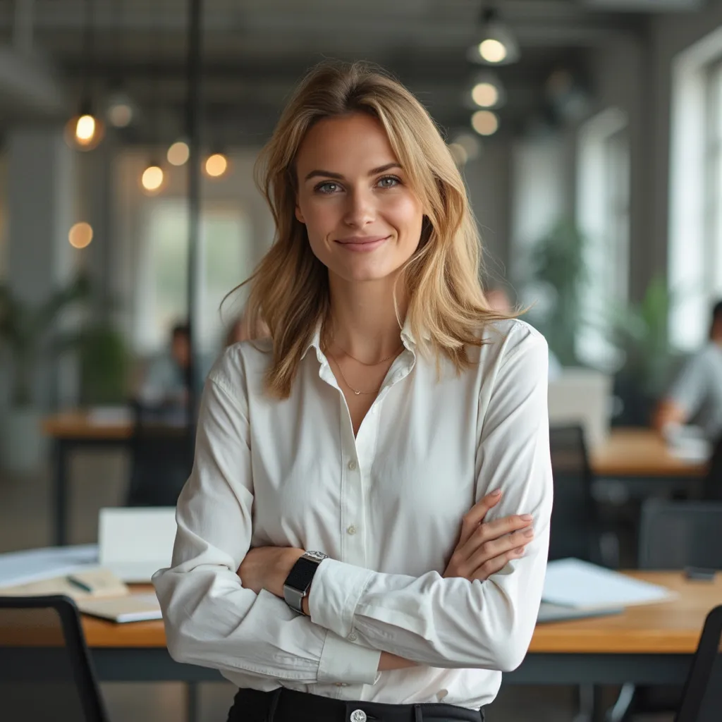 Portrait d'une cliente entrepreneure